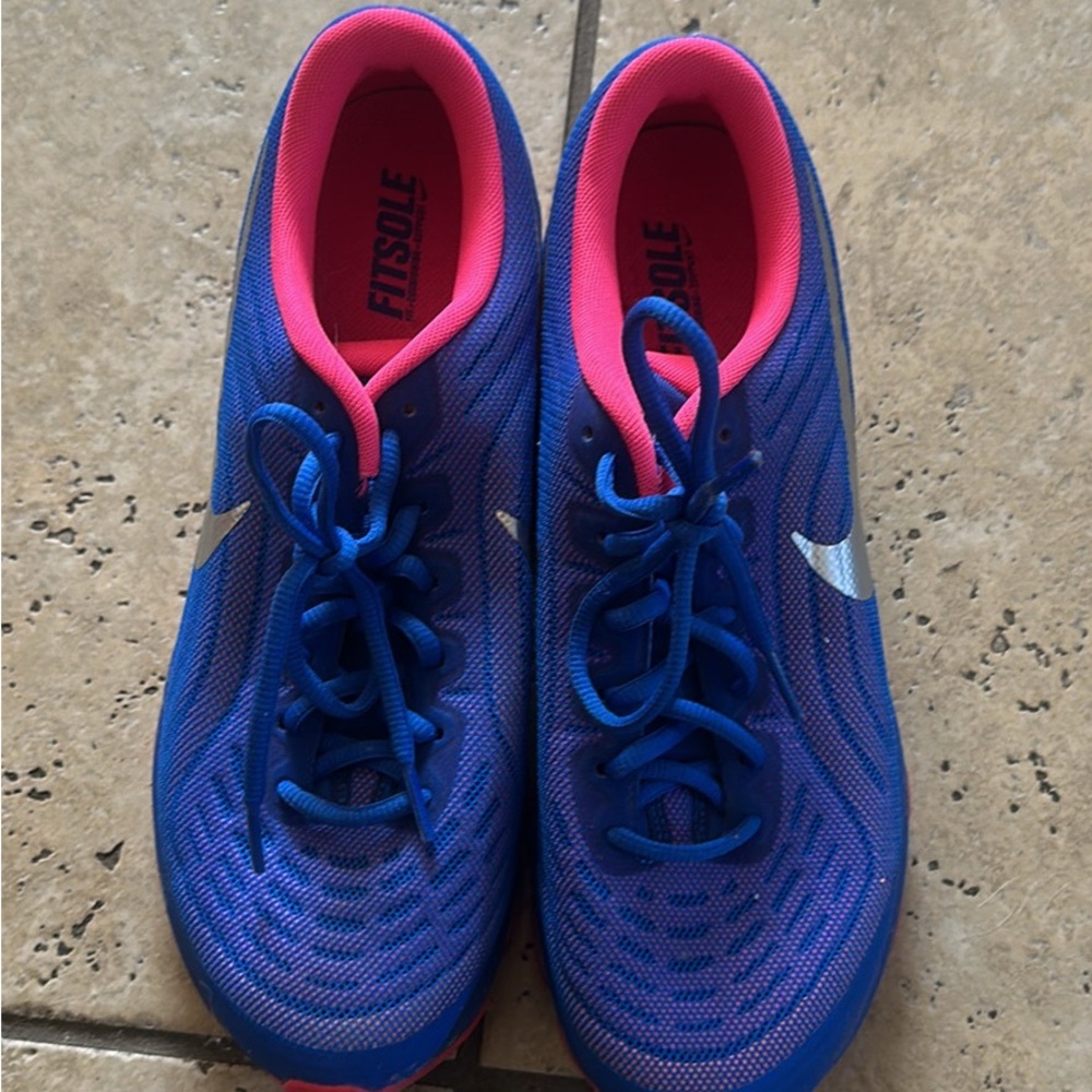 Nike Blue and Pink Tailwind 6 Athletic Shoes W9.5